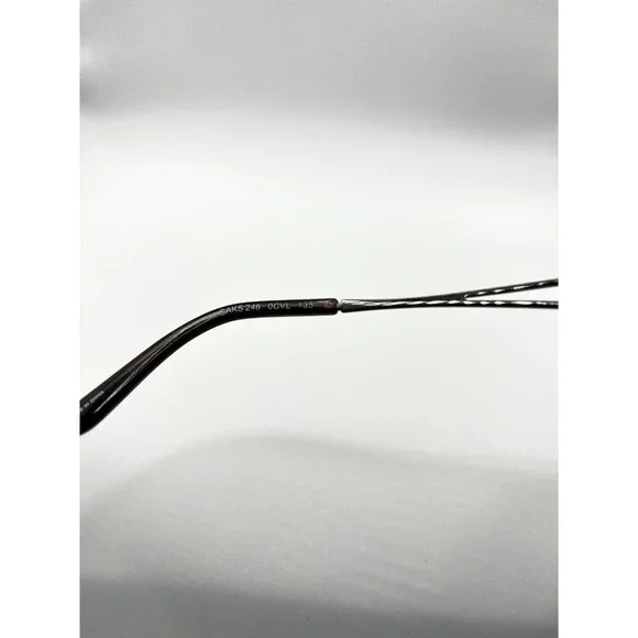 Saks Fifth Avenue Eyeglasses Halfrim Saks 246 OCVL 135 Dark Brown - Picture 5 of 5